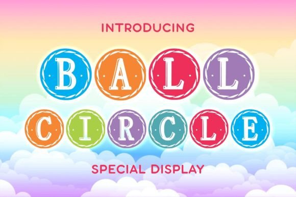 Ball Circle: Elevating Visual Identity with Unique Decorative Typography