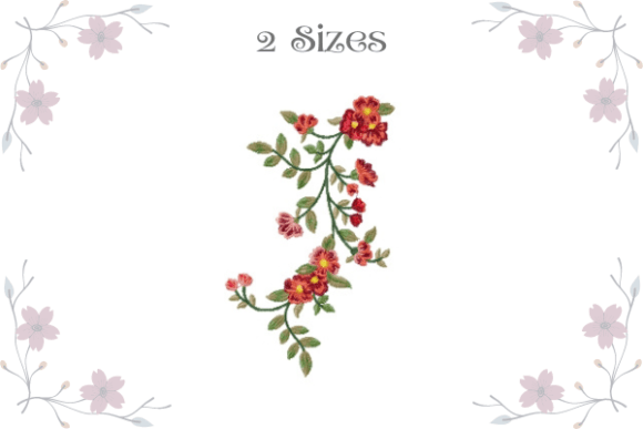 Beautiful Flower Embroidery Design