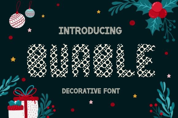 Buable: The Playful Christmas Font for Creative Projects