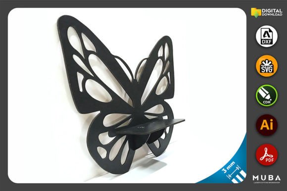 Butterfly Wall Shelf: A Versatile Decorative and Functional Addition to Any Space