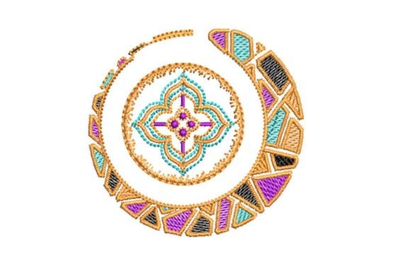 Creative Mandala Motif: Elevating Embroidery Projects with Style and Versatility