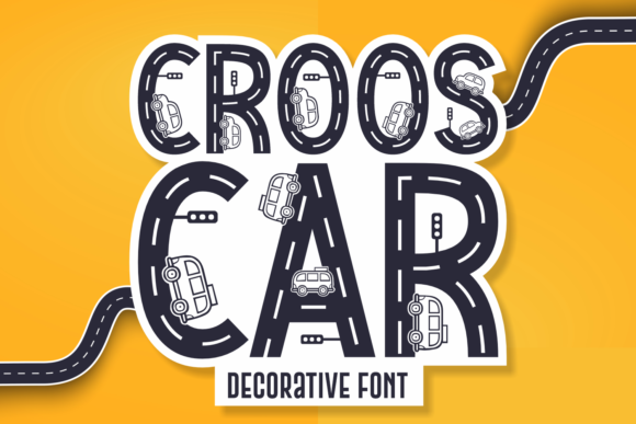 Croos Car: A Dynamic Decorative Font for Automotive Enthusiasts
