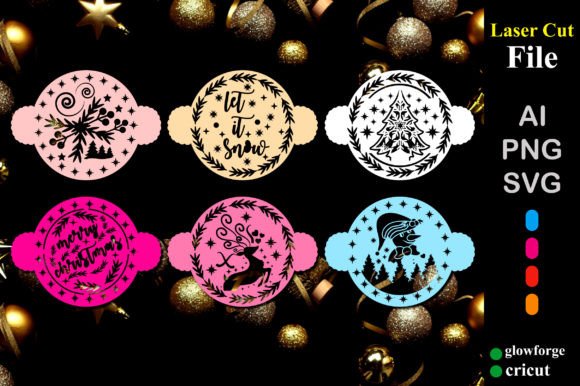 Decorative Christmas Stencils: Festive Typography for Creative Projects