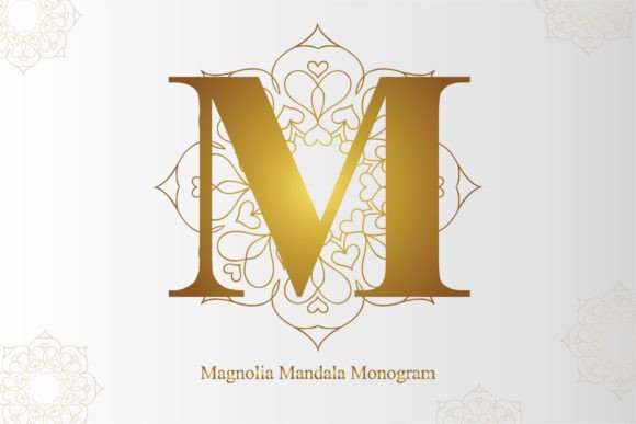 Elevate Designs With Magnolia Mandala Monogram