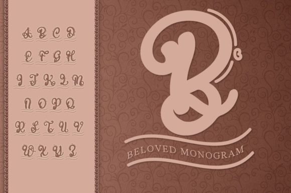 Elevate Your Brand Identity with the Timeless Charm of Beloved Monogram