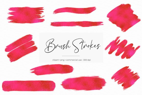 Enhance Your Creative Projects with Brush Strokes Clipart