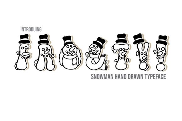 Frosty: The Perfect Decorative Font for Festive Design Projects