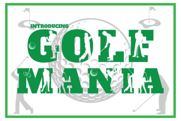 Golf Mania: A Playful Font for Dynamic Designs