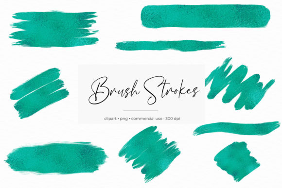 Green Brush Strokes Clipart: A Versatile Design Element for Creative Projects