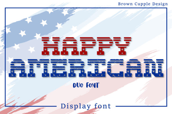 Happy American: A Bold Decorative Font for Creative Projects