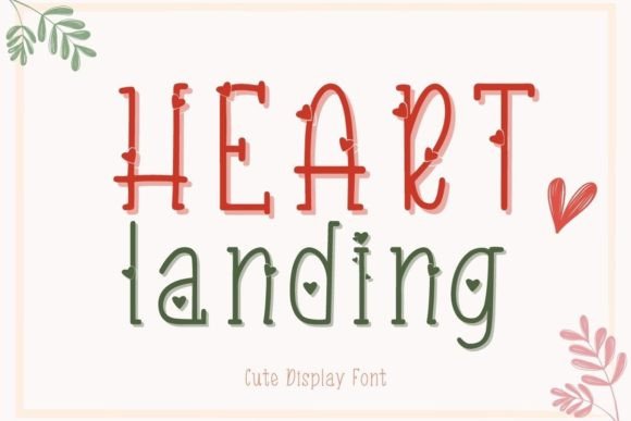Heart Landing: A Handwritten Font That Adds Personality to Your Designs