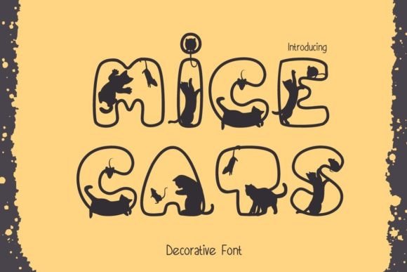 Mice Cats: A Cute and Quirky Font for Creative Designs