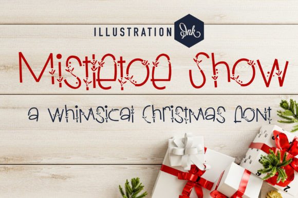 Mistletoe Show: A Festive Handwritten Font for Holiday Design