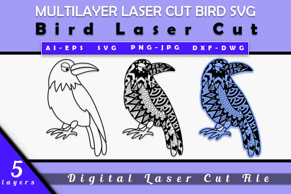 Multilayer Laser Cut Bird SVG: A Comprehensive Guide to Layered Artistry