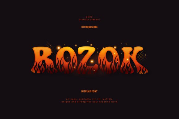 Rozok: A Bold and Expressive Font for Creative Projects