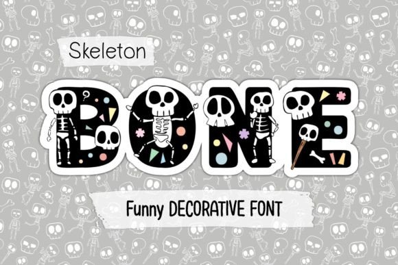 Skeleton Bone: A Spooky and Stylish Font for Halloween