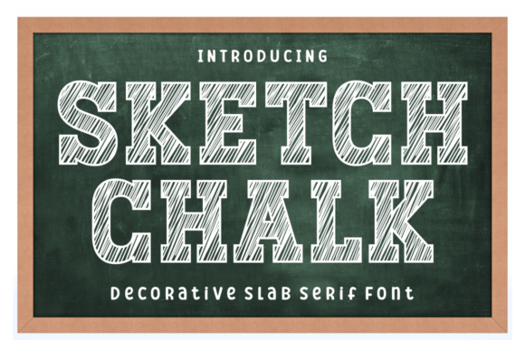 Sketch Chalk: A Striking Decorative Font for Creative Projects