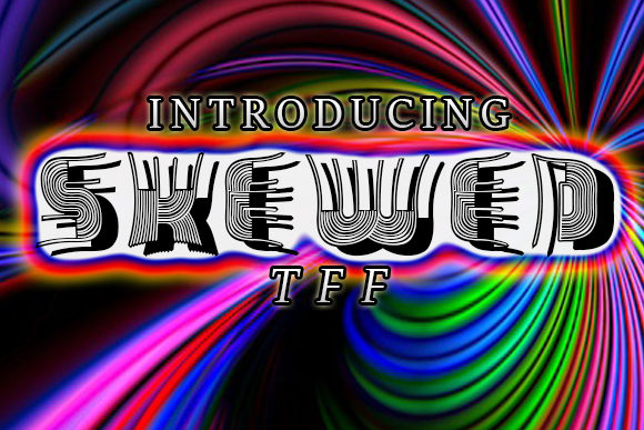 Skewed Font: A Futuristic Design for Modern Branding