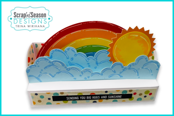 Slimline Popup Stage Card - Rainbow: A Versatile Craft Tool for Creative Expression