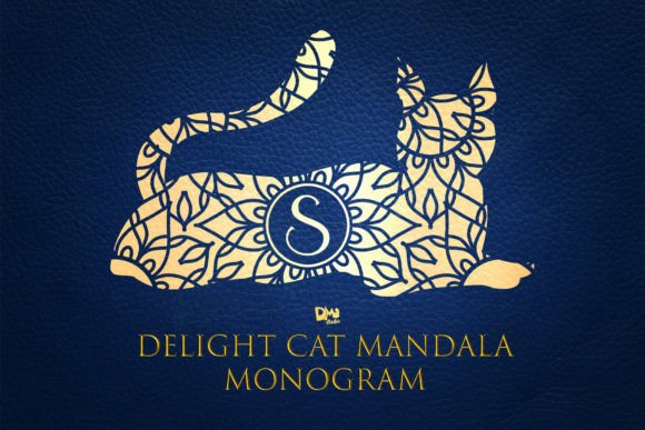 The Art of Whimsy: Why Delight Cat Mandala Monogram is the Ultimate Choice for Feline-Inspired Design