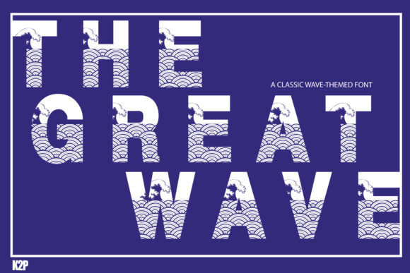 The Great Wave: A Bold and Expressive Font for Modern Design