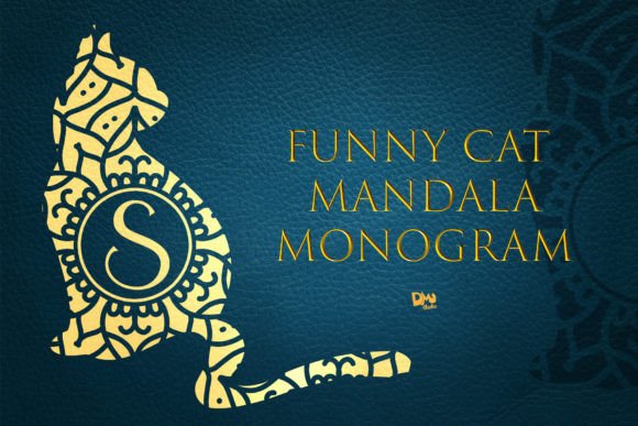 The Rise of Funny Cat Mandala Monogram: A Playful Font for the Modern Creative